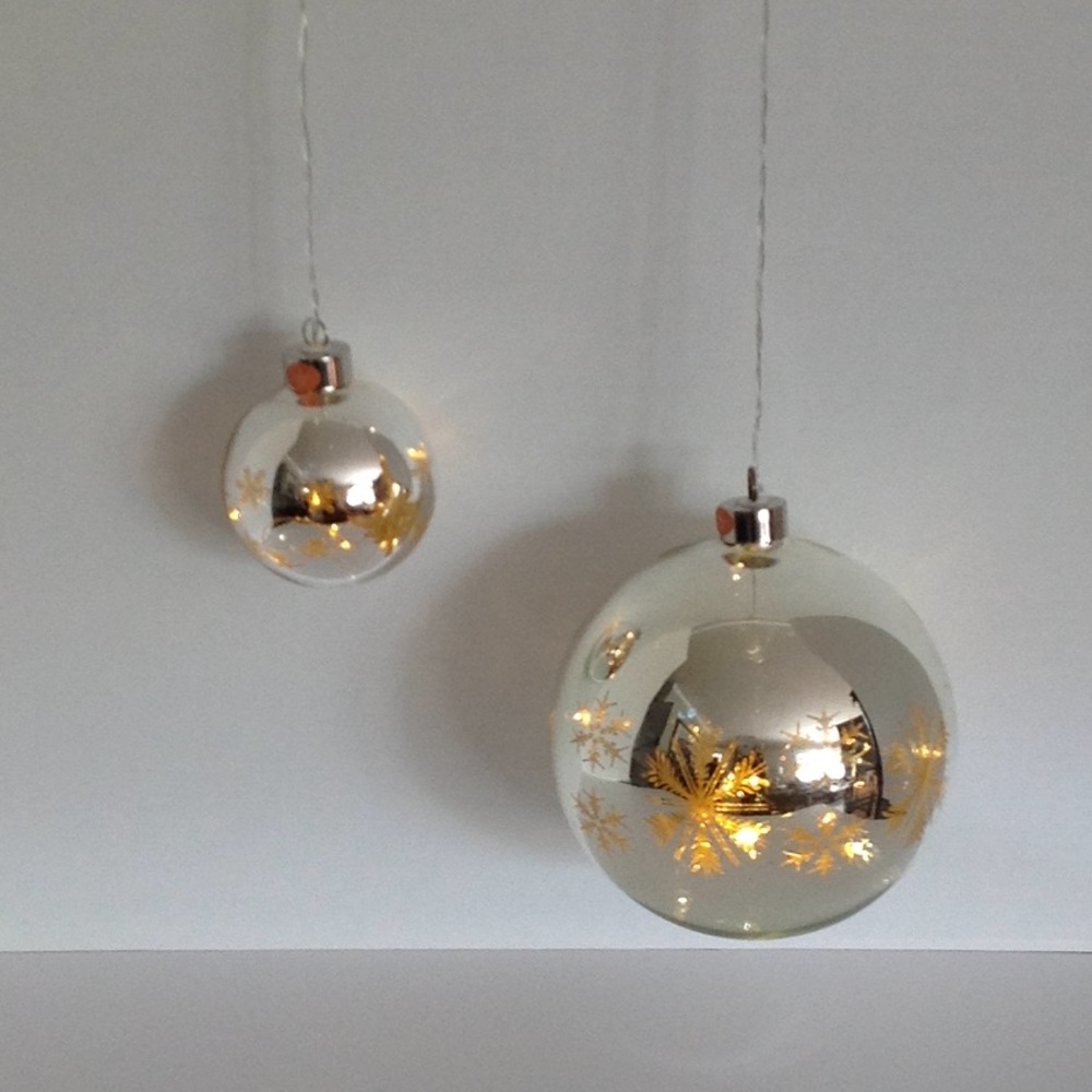Set of Light Up Ornaments